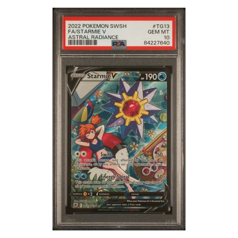 Starmie V Astral Radiance TG13/TG30 - PSA 10 Gem Mint Pokémon Épée et Bouclier