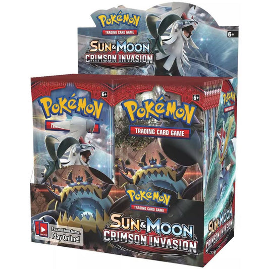 Crimson Invasion Pokemon Sun and Moon Booster Box English