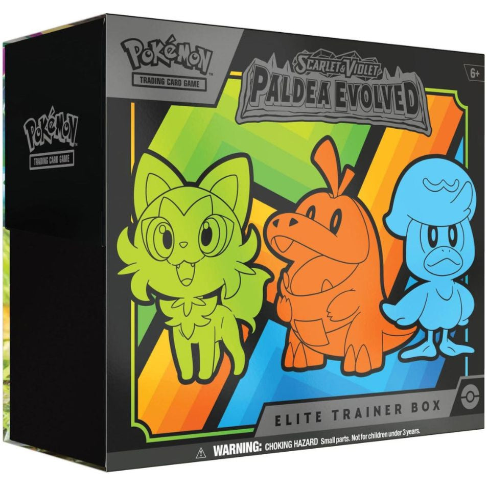 Paldea Evolved Elite Trainer Box Écarlate et Violet JCC Pokémon