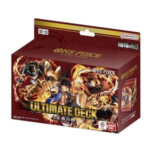 One Piece TCG: ULTIMATE DECK The Three Brothers' Bond [ST-13] – Japanese Edition | Unite in Battle