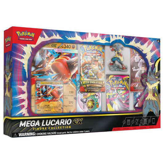 Official Pokémon TCG Figure Collection from Mega Lucario ex – Collectible Trading Card Game set