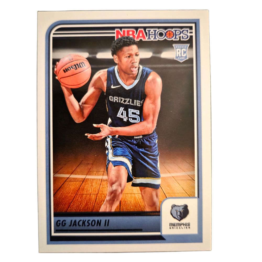 Front of GG Jackson II 2023-24 Panini NBA Hoops Rookie Card #275 in Near Mint condition