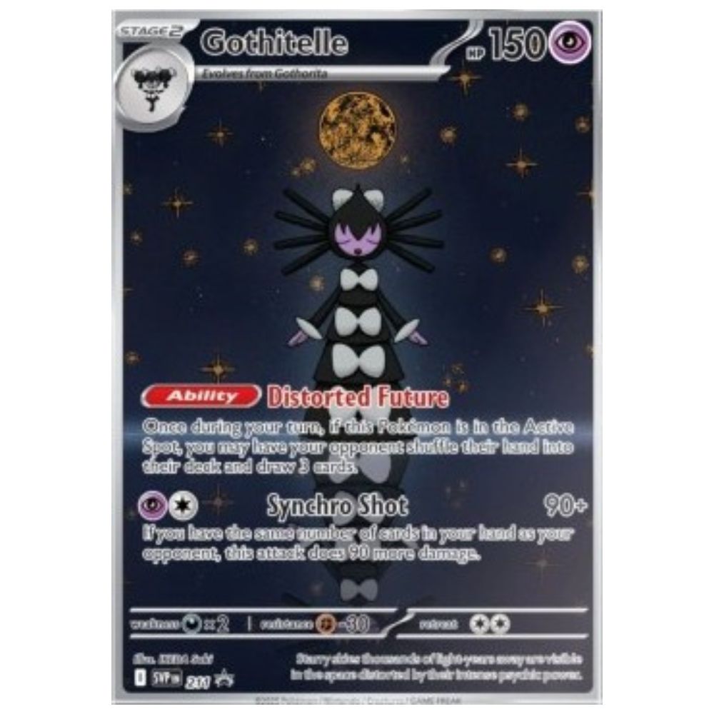 Gothitelle Official Pokemon TCG Single Card from Scarlet and Violet Black Star Promo – Collectible Trading Card Game