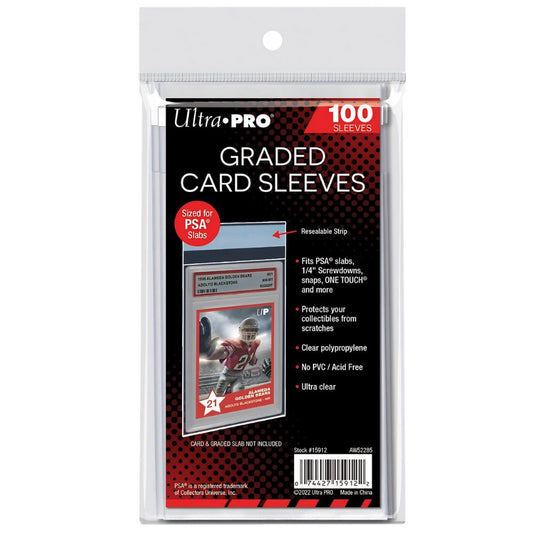 Ultra Pro graded card sleeves 100 pack for PSA slabs