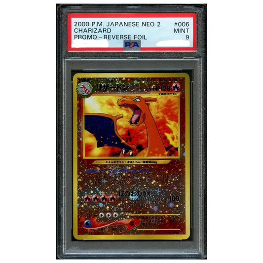 Charizard Pokemon TCG Graded Card from Neo Promo 2 – Collectible Trading Card Game Booster