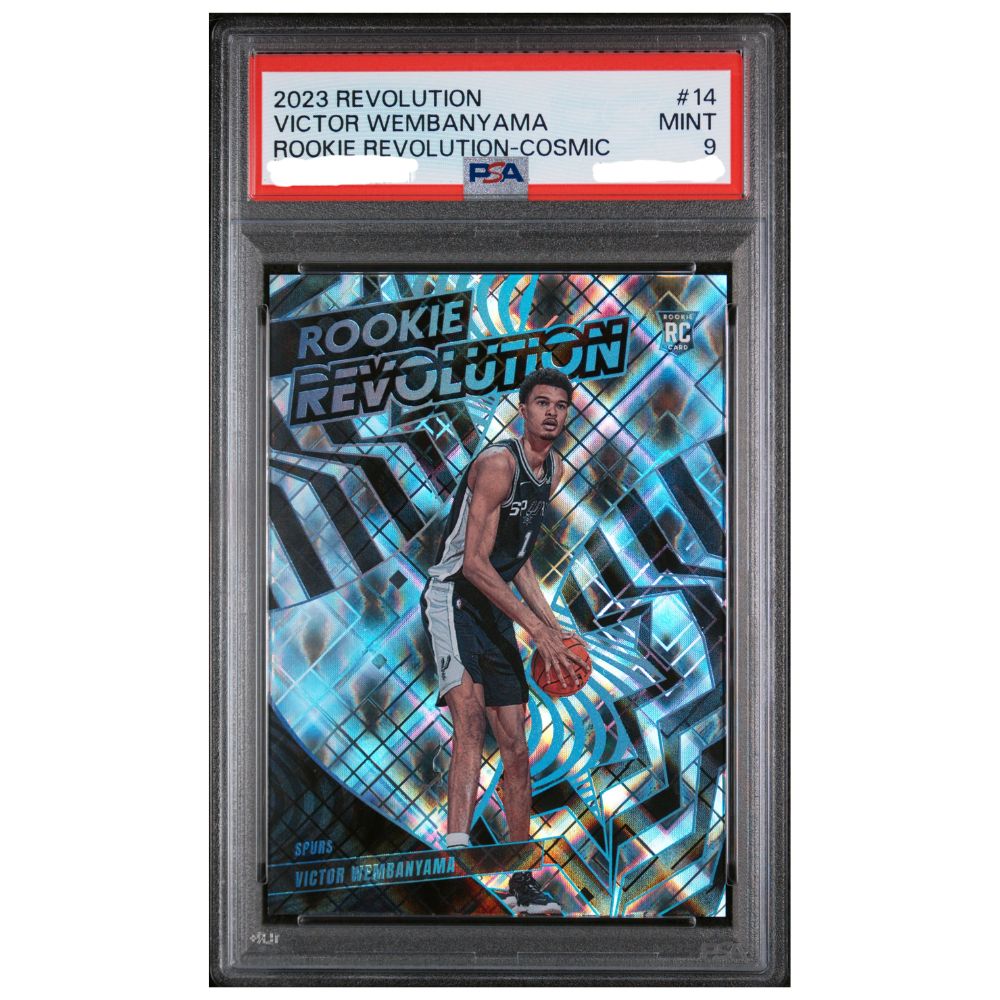 Victor Wembanyama Rookie Cosmic Revolution PSA 9 2023 Panini Revolution Basketball Card