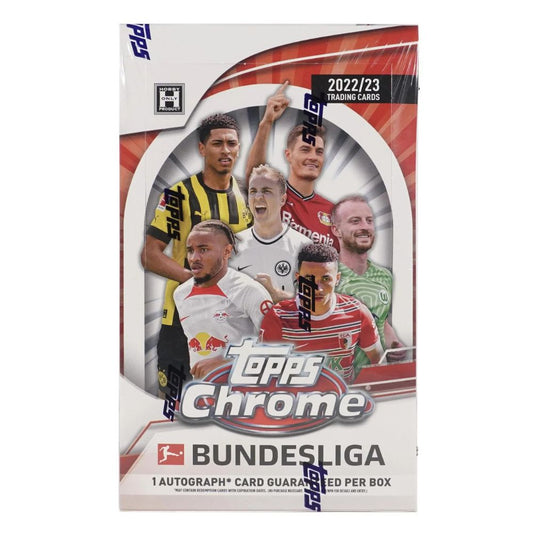 Official Topps Chrome Bundesliga Soccer Hobby Box 2022/23 – Collectible Soccer Trading Cards