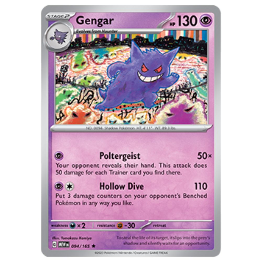Official Pokemon TCG Holo Rare Single Card from Scarlet and Violet 151 – Collectible Trading Card Game Booster