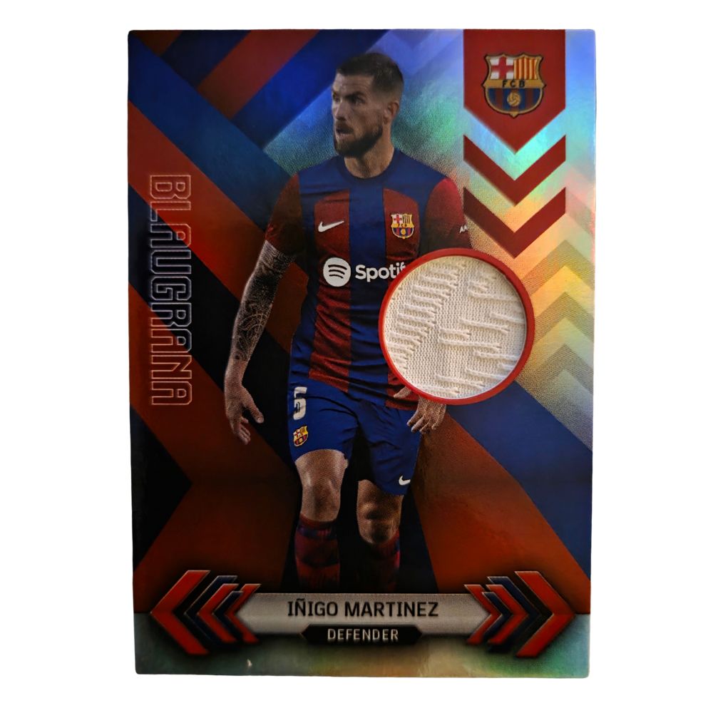 Iñigo Martínez 2023-24 Topps Barça Relic Back