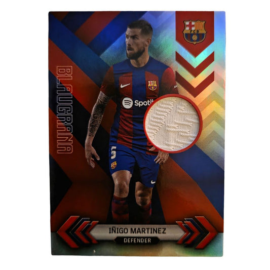 Iñigo Martínez 2023-24 Topps Barça Relic Back