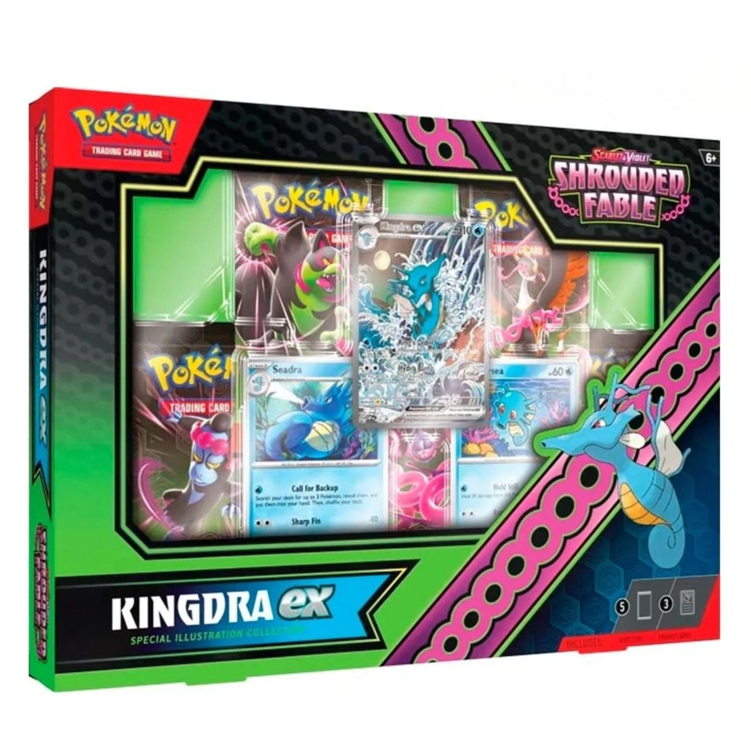 Official Pokémon TCG Collector Box from Scarlet & Violet Shrouded Fable – Collectible Trading Card Game Box