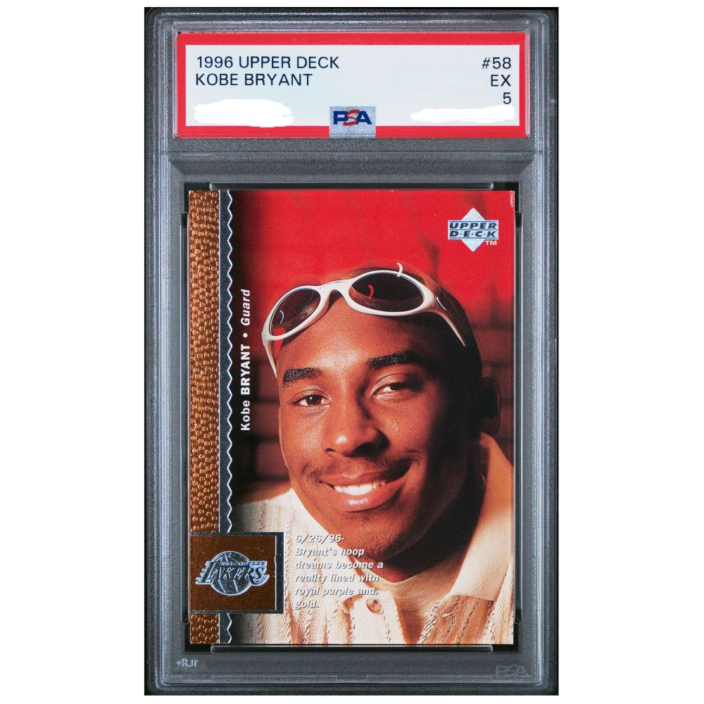 Official Basketball Card Kobe Bryant Upper Deck 1996 PSA 5 – Collectible Trading Card