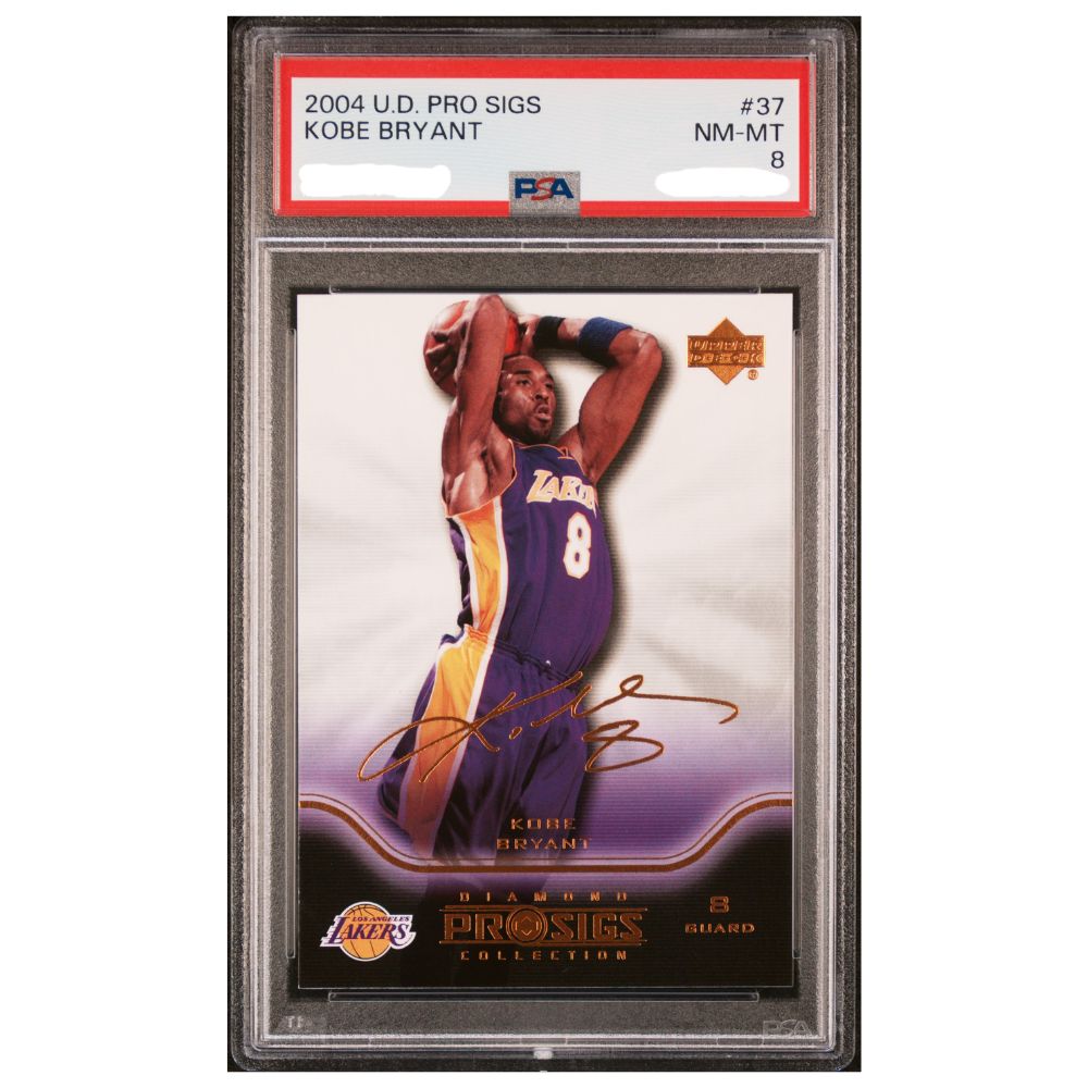Kobe Bryant PSA 8 Upper Deck Pro Sigs 2004 