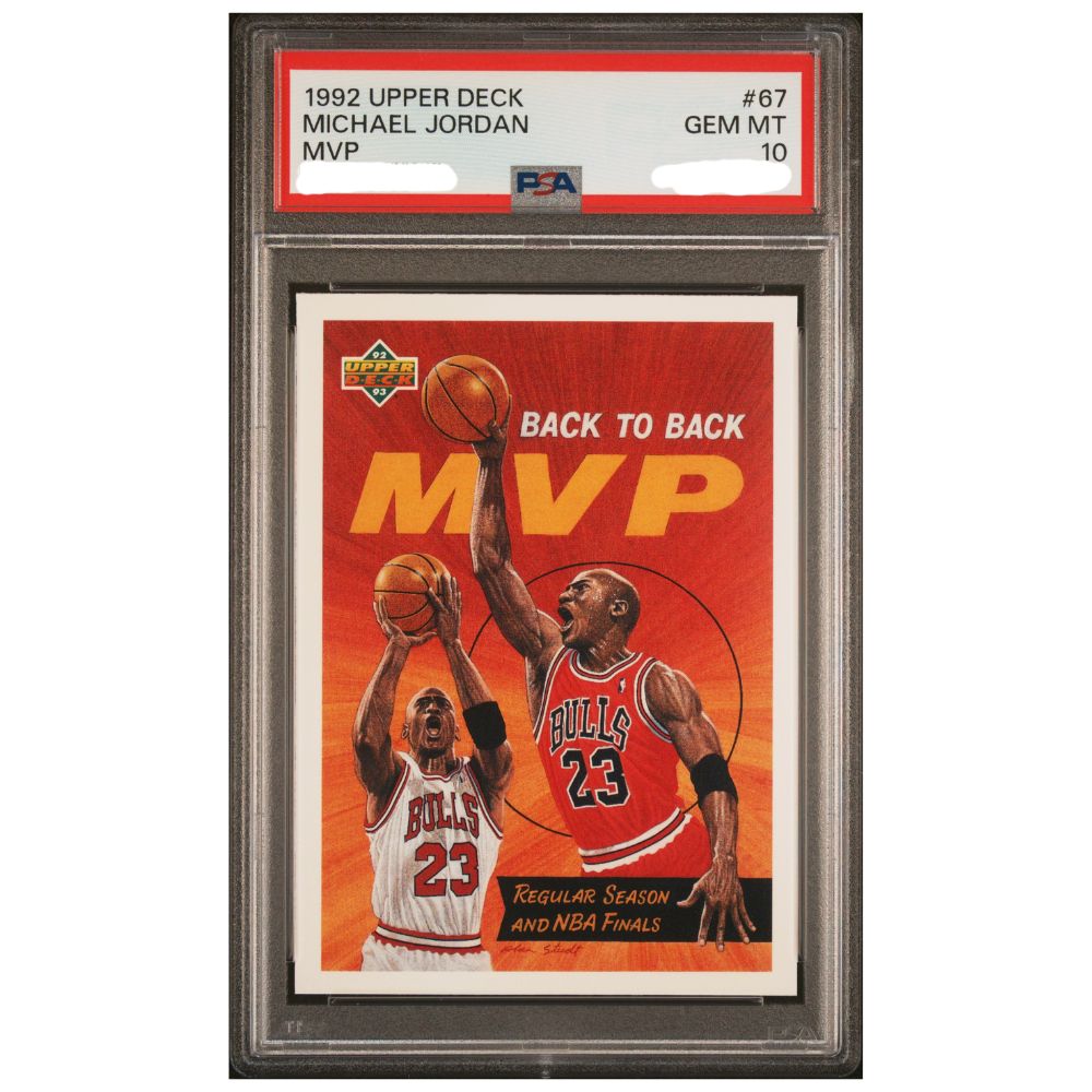 Michael Jordan PSA 10 Upper Deck MVP 1992 – Buy in Switzerland
