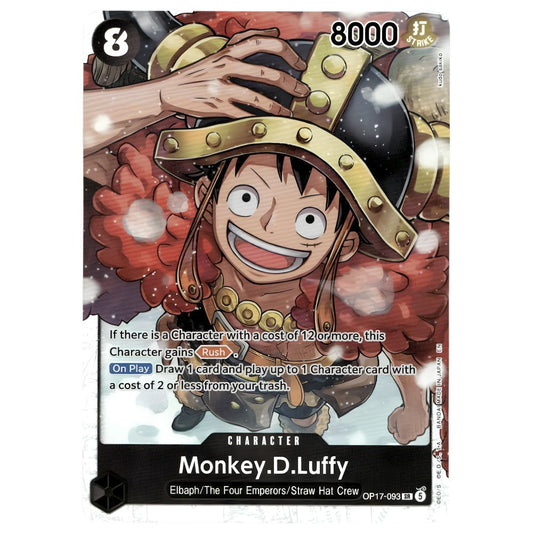 Monkey.D.Luffy OP17-093 Super Rare foil from One Piece The World's Strongest Warriors