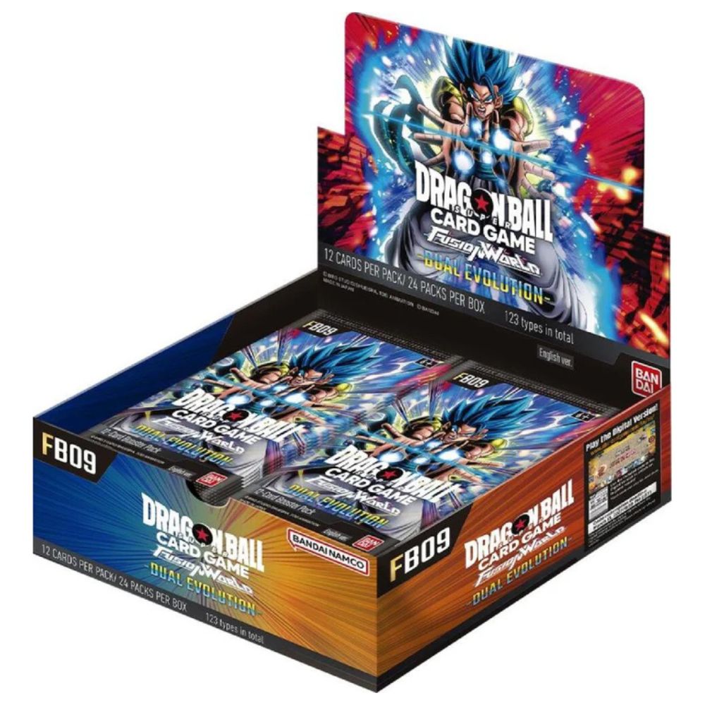Official Dragon Ball TCG Booster Box from Dual Evolution – Collectible Trading Card Game Booster FB09