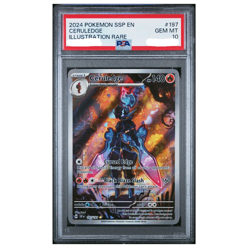 Official Pokémon TCG Graded Card from Surging Sparks – Collectible Trading Card Game Booster