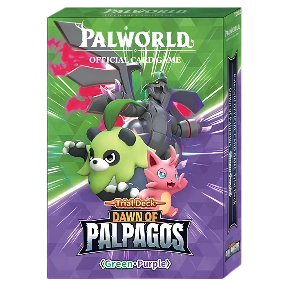 Palworld TCG Dawn of Palpagos GreenPurple Trial Deck
