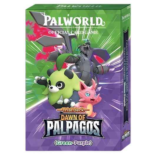 Palworld TCG Dawn of Palpagos GreenPurple Trial Deck