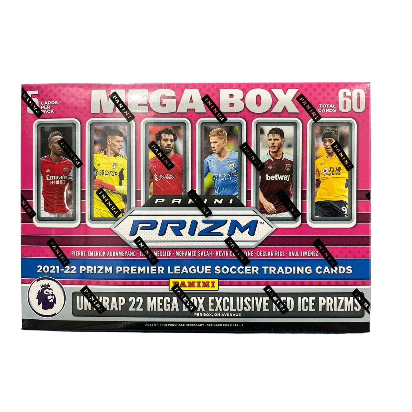 Panini Prizm Premier League Soccer 2021-22 Méga Boîte