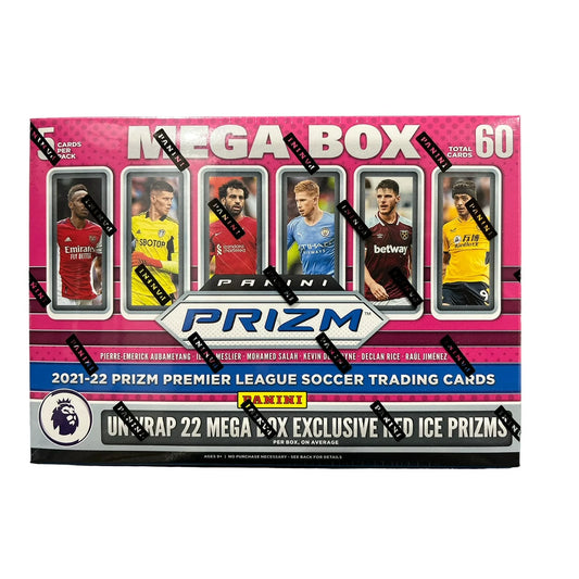 Panini Prizm Premier League Soccer 2021-22 Mega Box