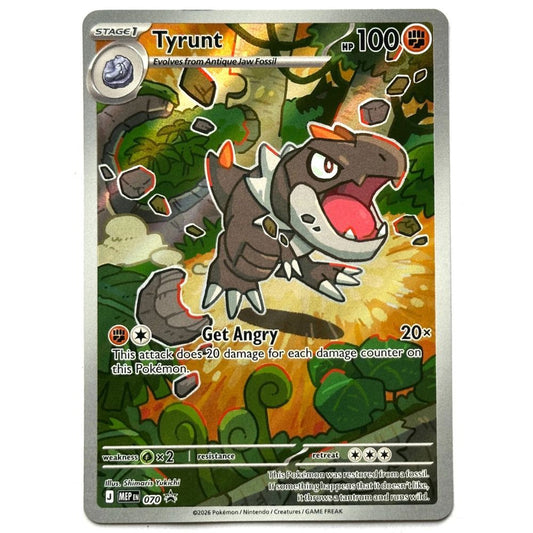 Perfect Order Black Star Promo Card Pokemon Tyrunt 070