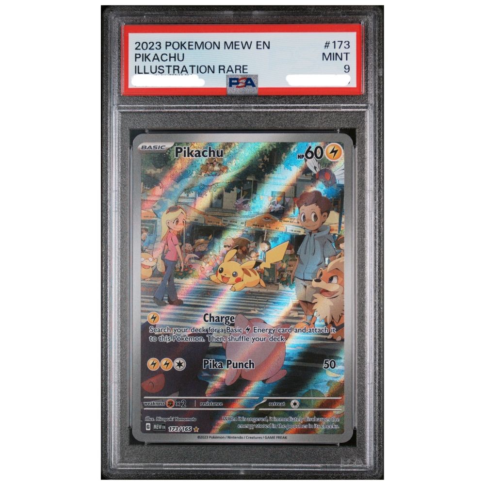 2023 Pokemon 151 Pikachu Illustration Rare PSA 9 graded card