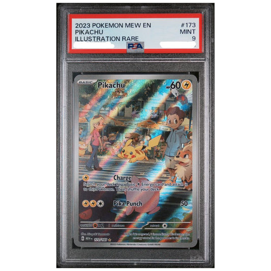 2023 Pokemon 151 Pikachu Illustration Rare PSA 9 graded card