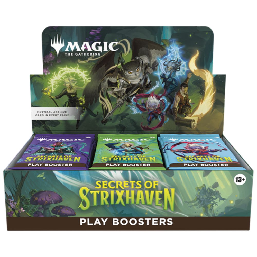 Official Magic The Gathering TCG Play Booster Box from Secrets of Strixhaven – 30 Play Boosters