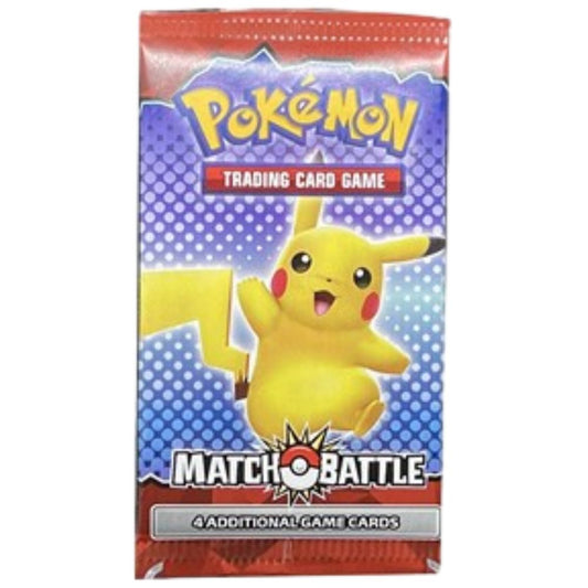 Pokémon Match Battle booster pack from McDonald’s 2022 with Pikachu art
