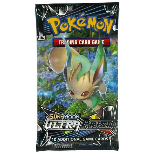 Sealed Pokémon Ultra Prism Booster Pack with 10 cards – Sun & Moon 2018