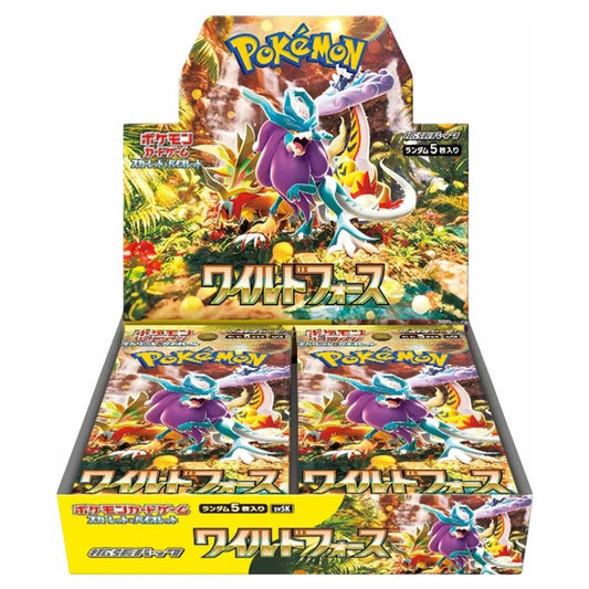 Official Japanese Pokémon TCG Scarlet & Violet Wild Force SV5K Booster Box