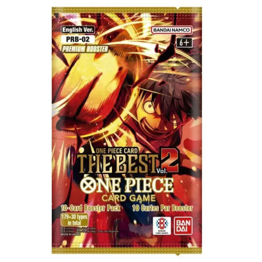 Official One Piece TCG Premium Booster from The Best Vol.2 – Collectible Trading Card Game Booster