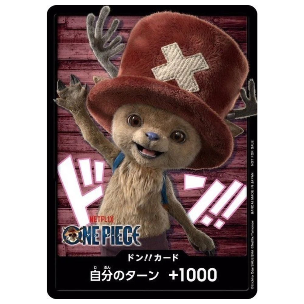 Official One Piece TCG Promo Card from Netflix Promotion – Collectible Trading Card Game Booster