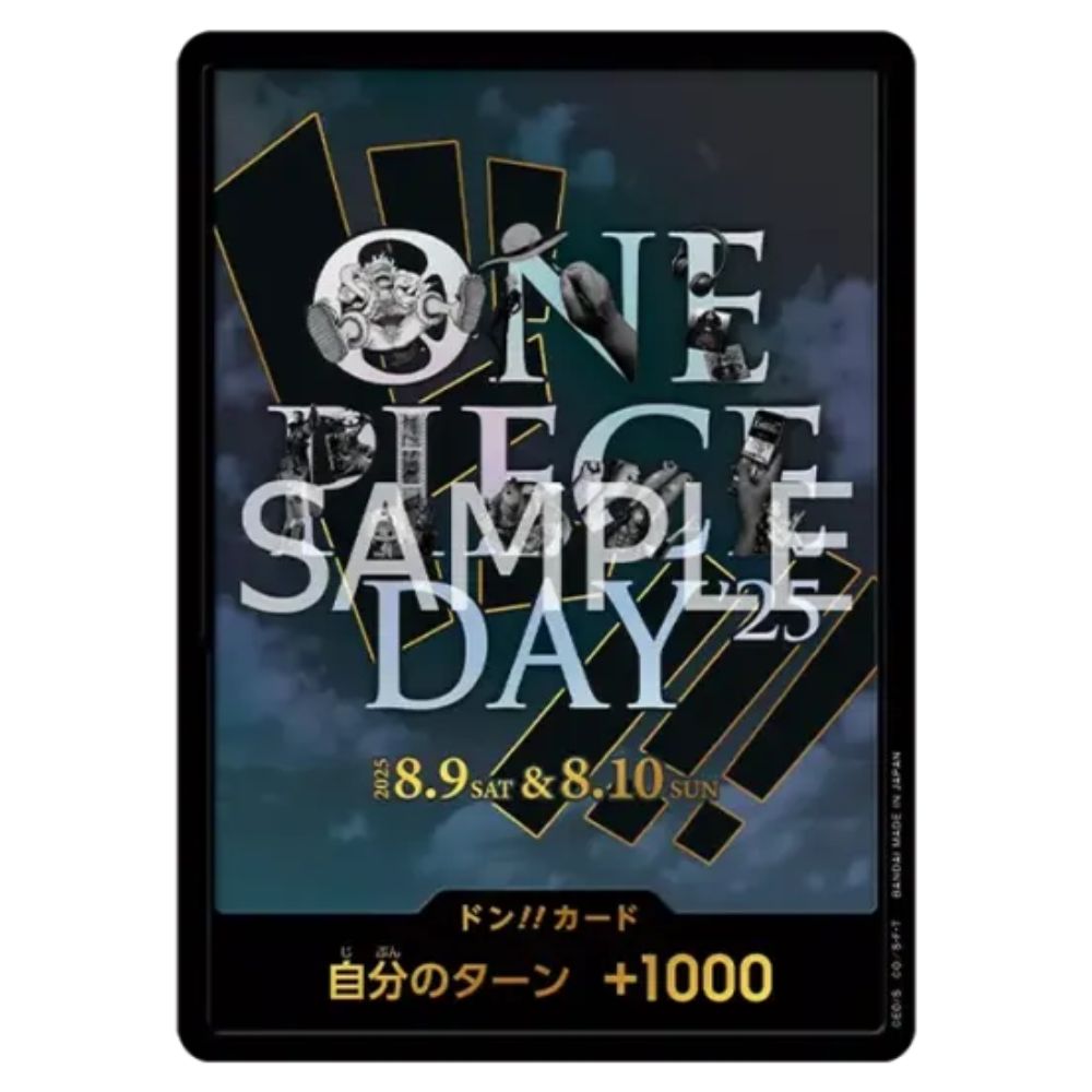 Official One Piece TCG Promo Don Card from One Piece Day 25 – Collectible Trading Card Game Booster