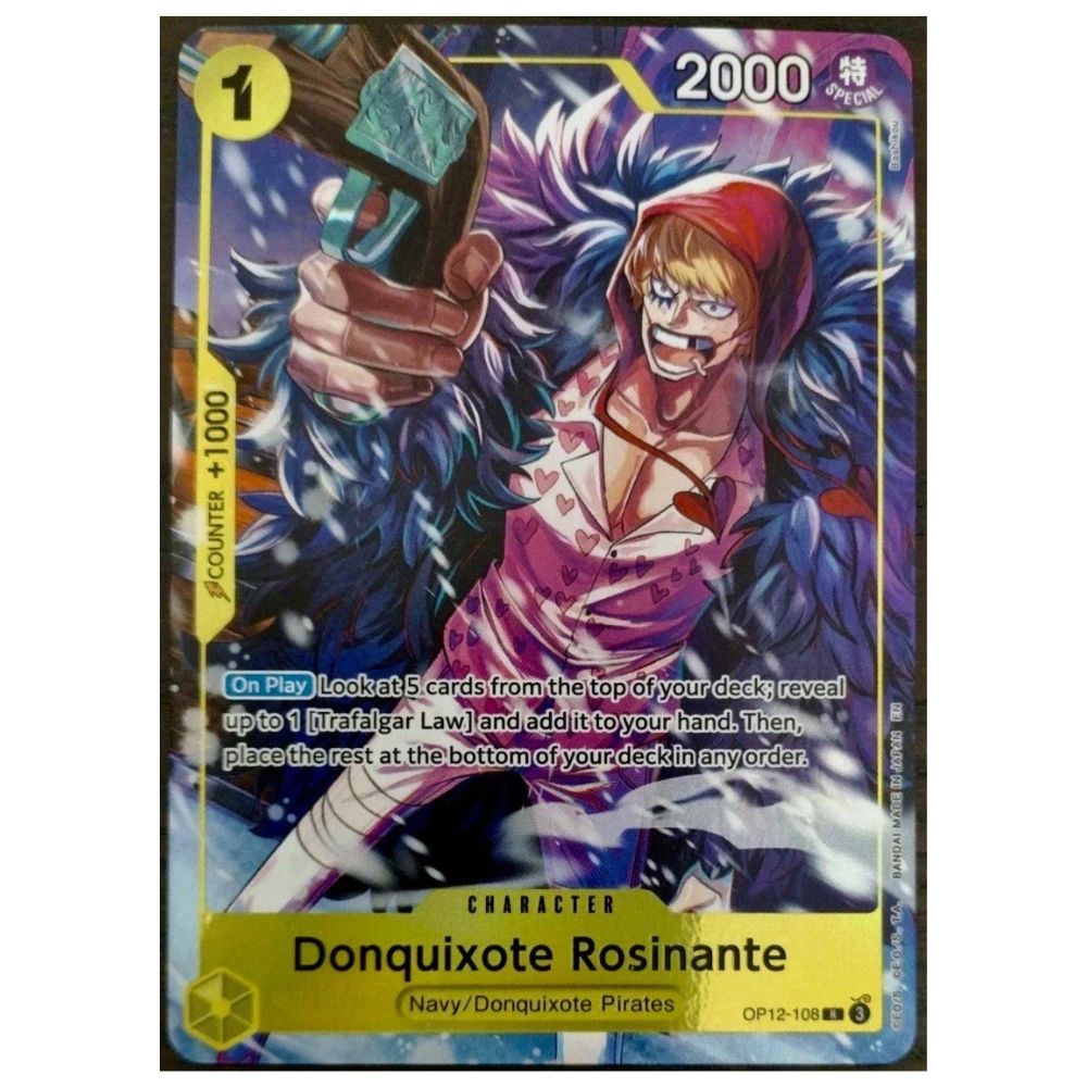 Official One Piece TCG promo single card Donquixote Rosinante IB06
