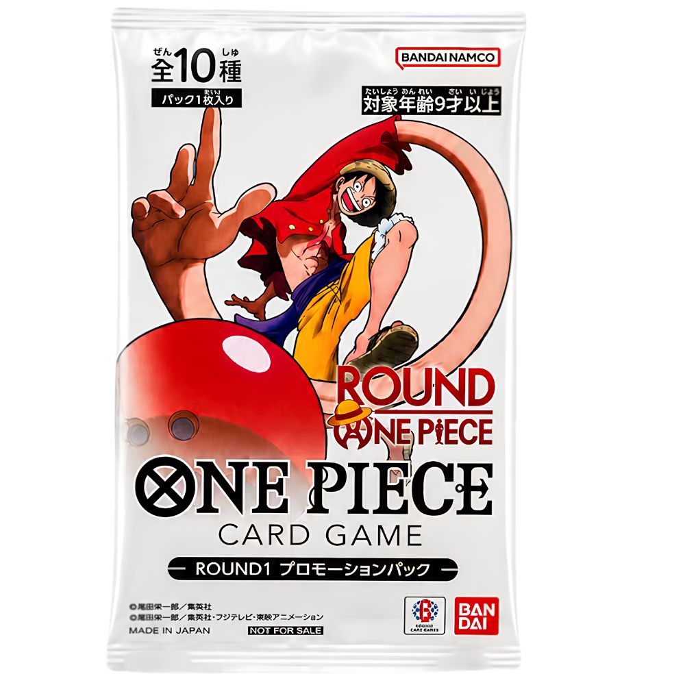 Japanese ONE PIECE Card Game ROUND1 Promotion Pack from the 2026 collaboration