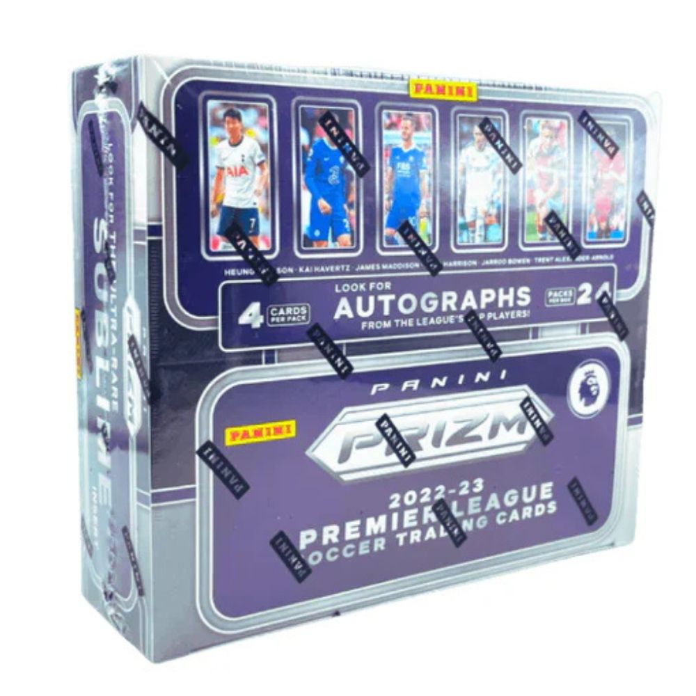 Official Panini Prizm Premier League EPL Soccer 2022/23 Retail Box – Collectible Soccer Trading Cards