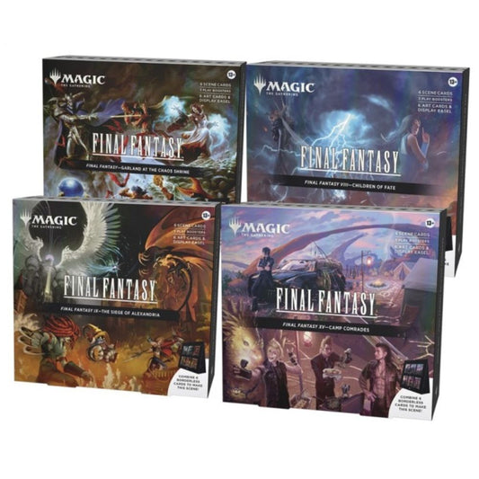 Official Magic The Gathering FINAL FANTASY Scene Box Bundle – Collectible Boxes