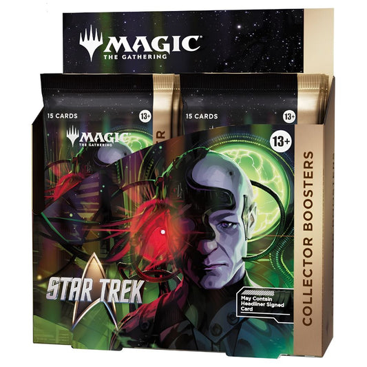 Magic The Gathering Star Trek TRK Collector Booster Box with 12 English boosters