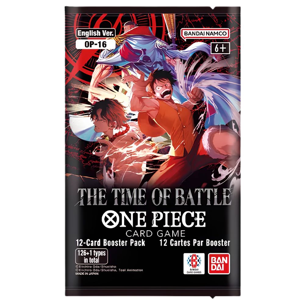 Sealed One Piece Card Game The Time of Battle OP16 English booster pack