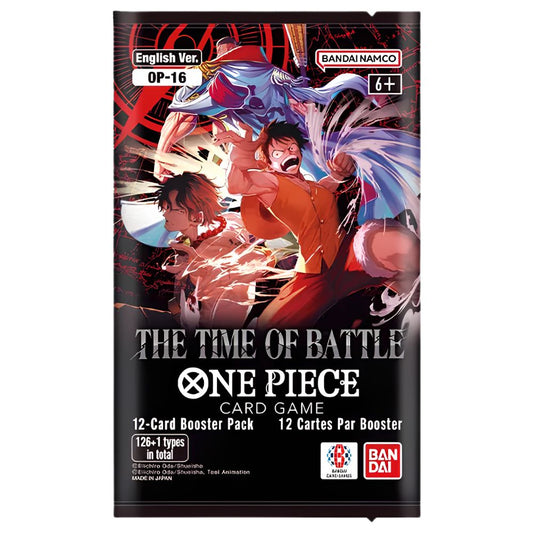 Sealed One Piece Card Game The Time of Battle OP16 English booster pack
