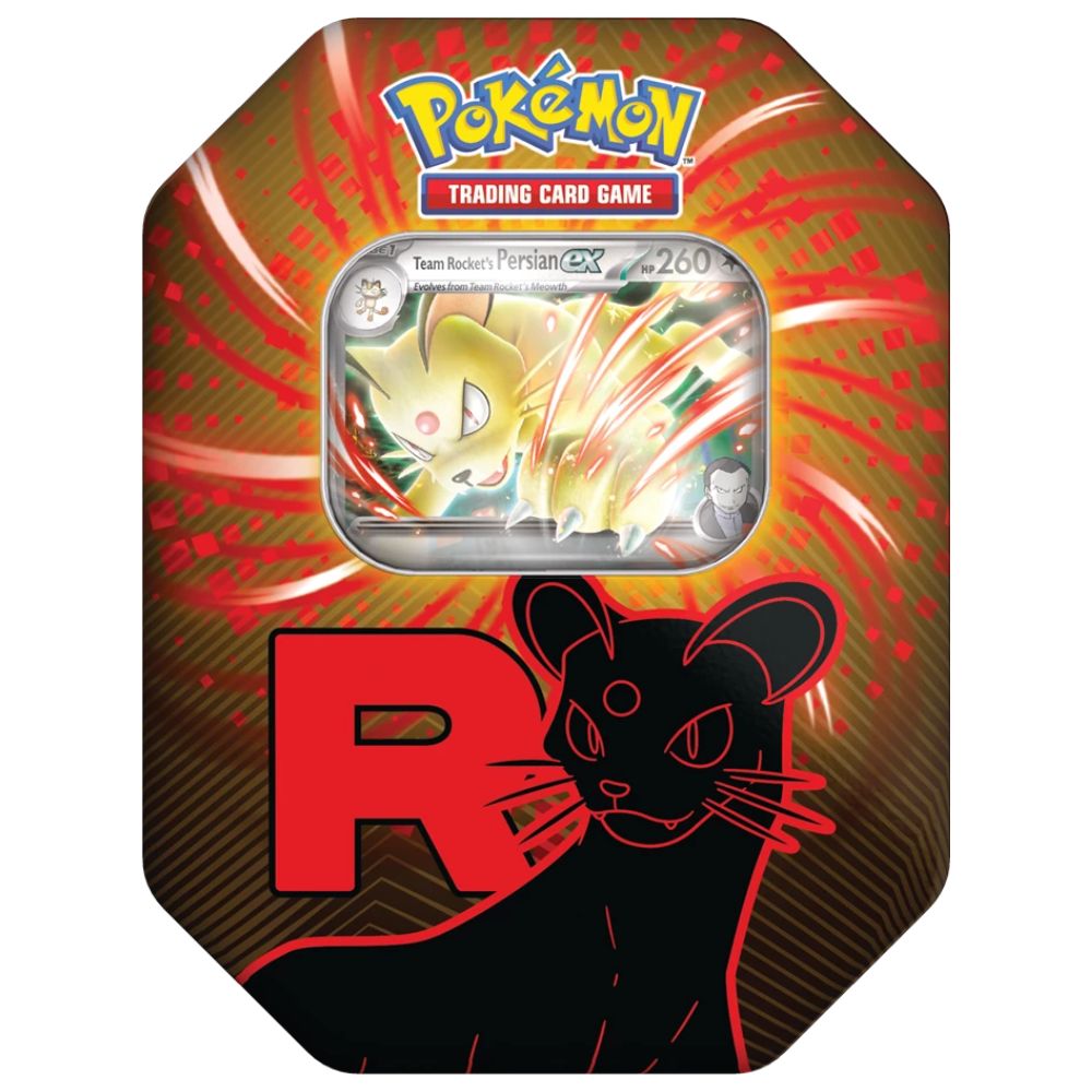 Official Pokemon TCG Tin Fall Tin Persian ex promo Tin Collectible Trading Card Game Tin