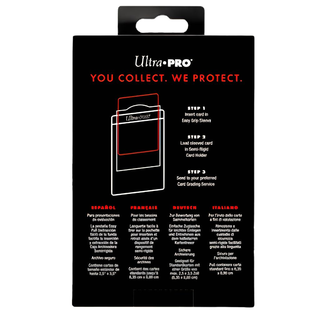Back view of Ultra Pro Card Grading Submission Combo Pack showing product information