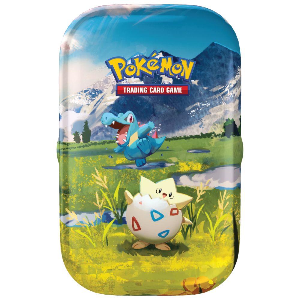 Official Pokémon TCG Ascended Heroes Mini Tin artwork featuring Togepi