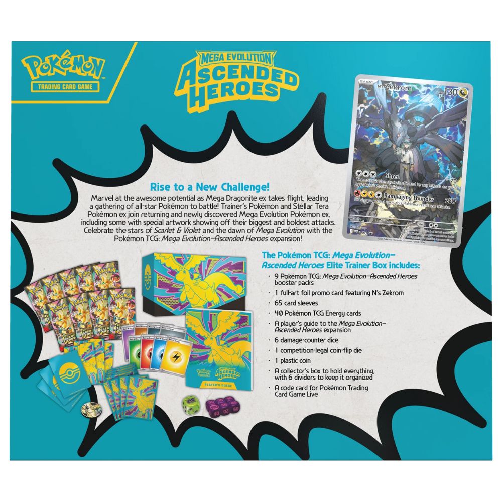 Ascended Heroes Elite Trainer Box Pokémon TCG Mega Evolution ME02.5
