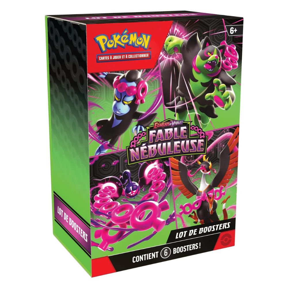 Pack de 6 Boosters Pokémon SV06.5 Fable Nébuleuse