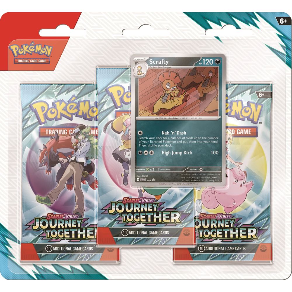 Pokémon TCG: Scarlet & Violet – Journey Together 3-Pack Blister