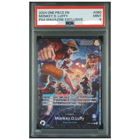 Monkey D Luffy PSA Magazine Exclusive PSA 9 One Piece