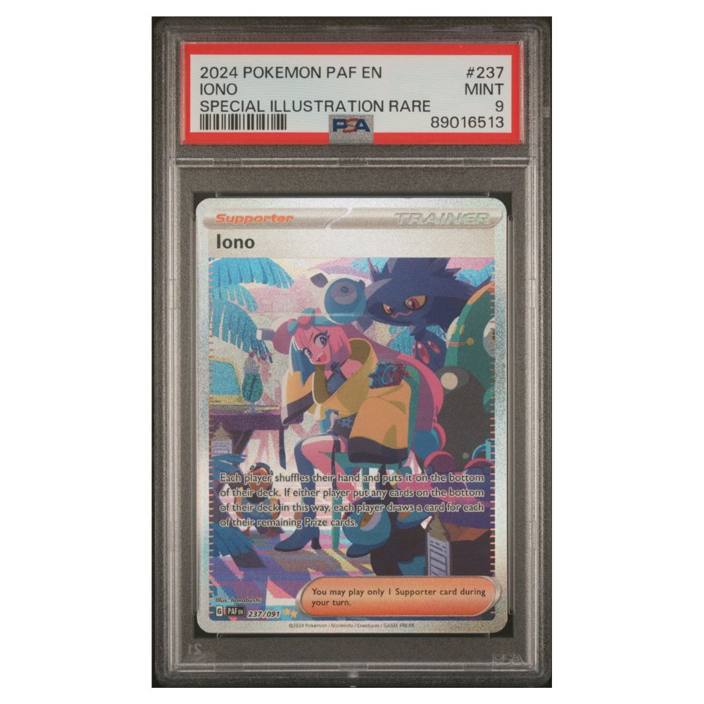 Iono Illustration Spéciale Rare PSA 9 Pokémon Destins Paldéens 2024